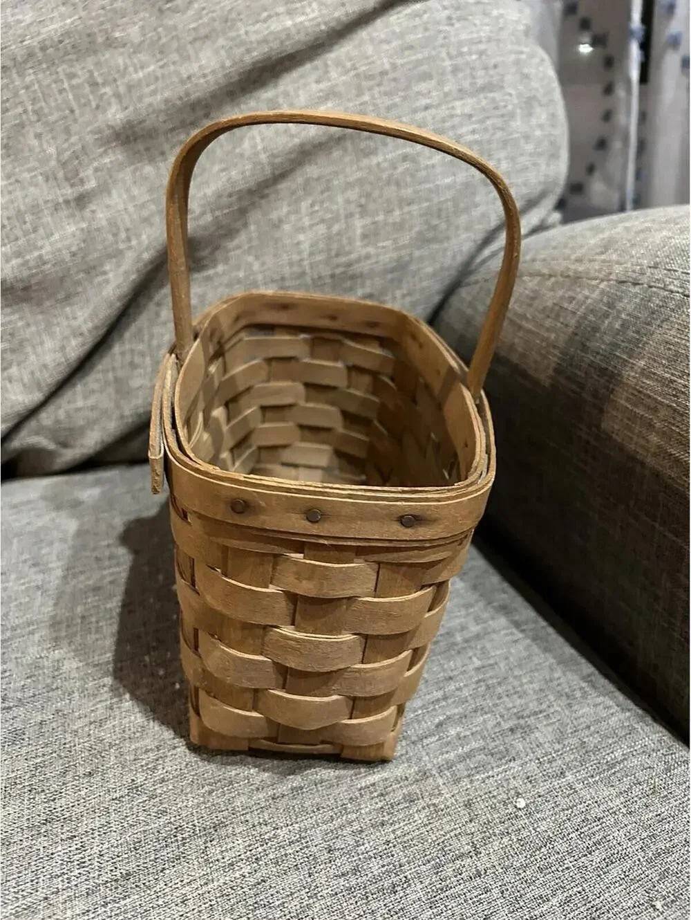 Longaberger Candle Basket 1984 Vintage